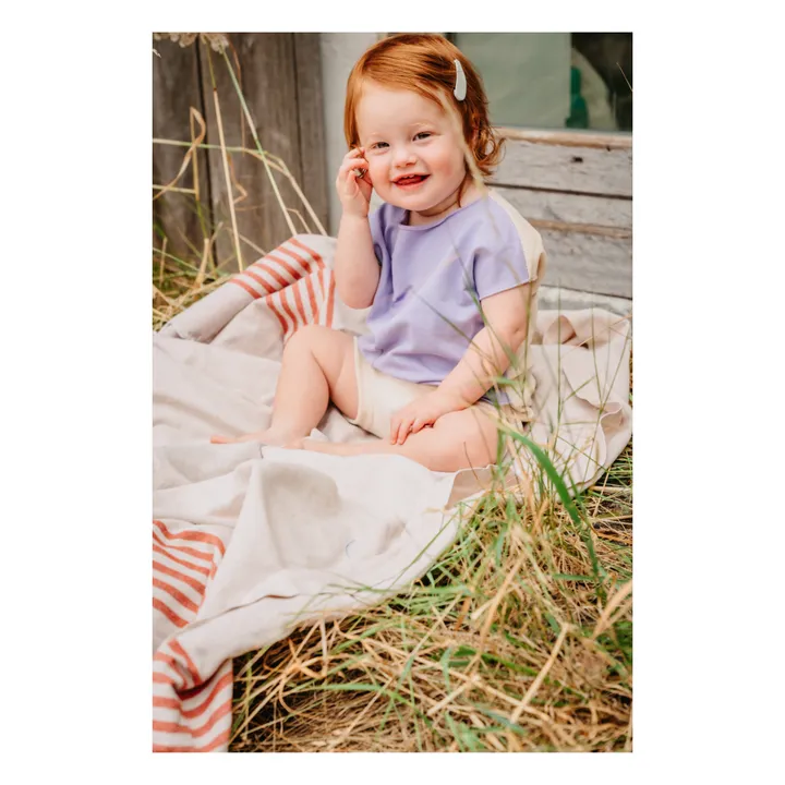 Bonnie & The Gang T-Shirt Millie Coton Bio | Lavande