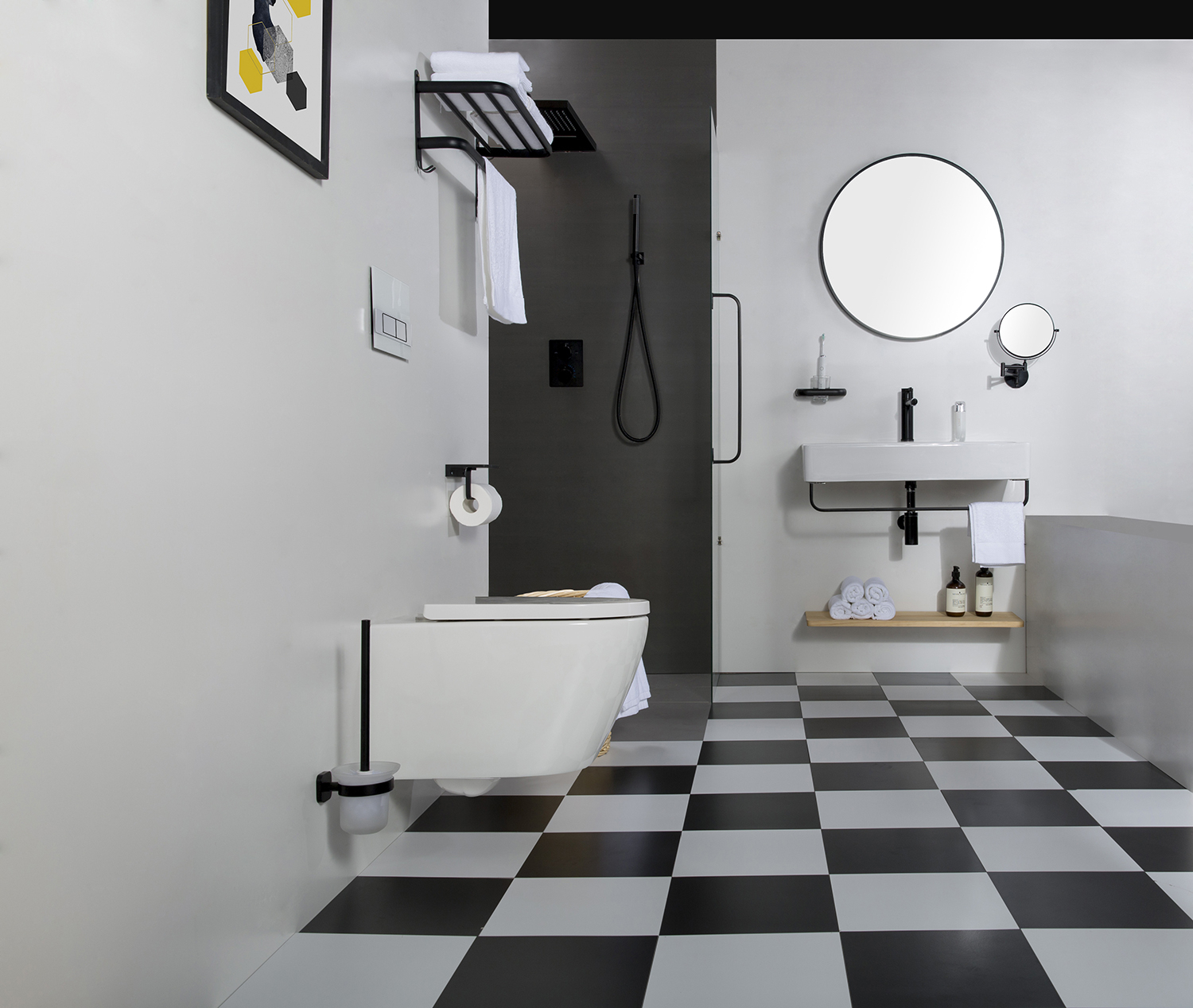 Saniclear Jama randloos hangend toilet met dikke softclose zitting