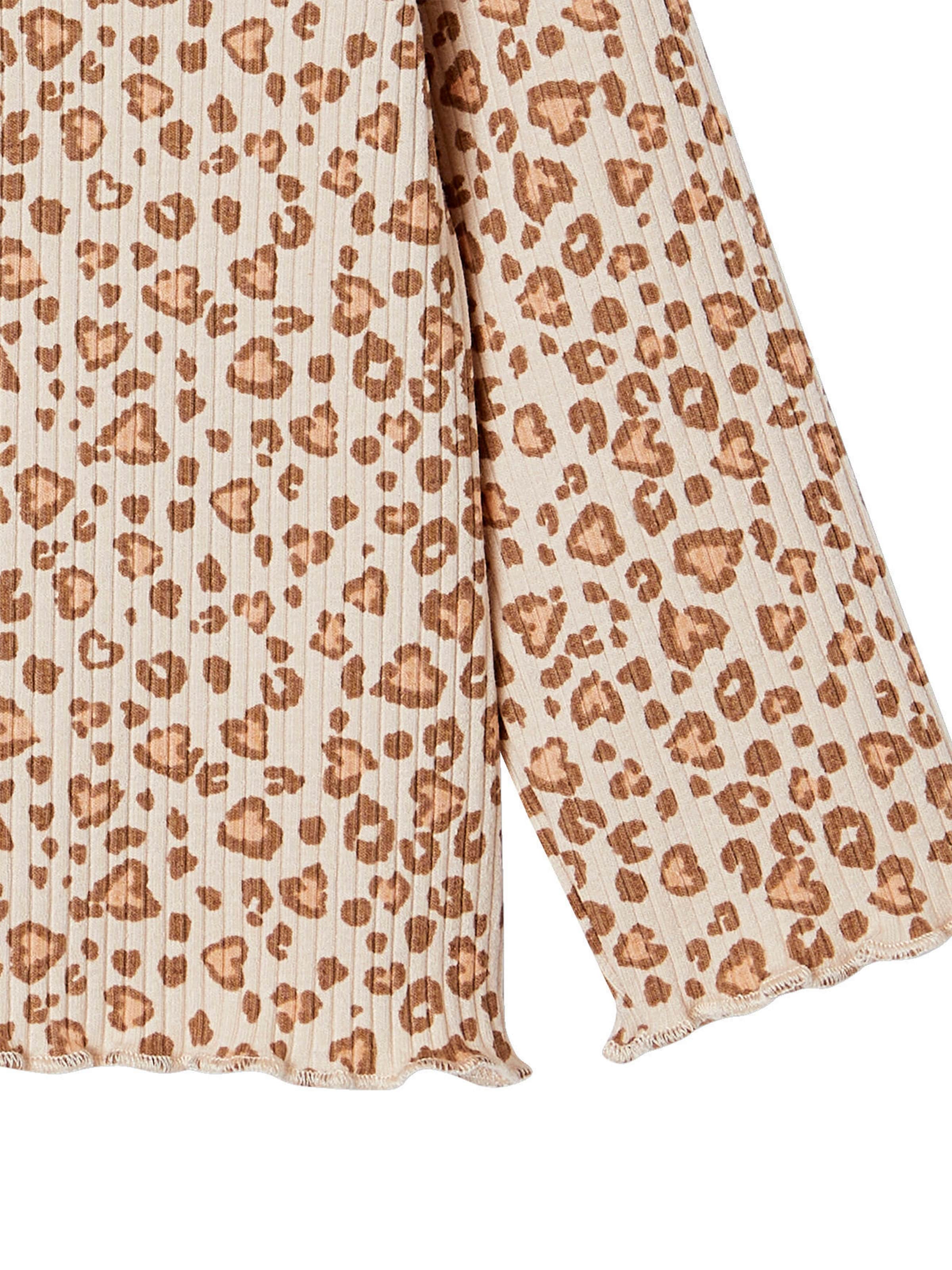 Vertbaudet Mädchen Baby Shirt aus Rippenjersey puder