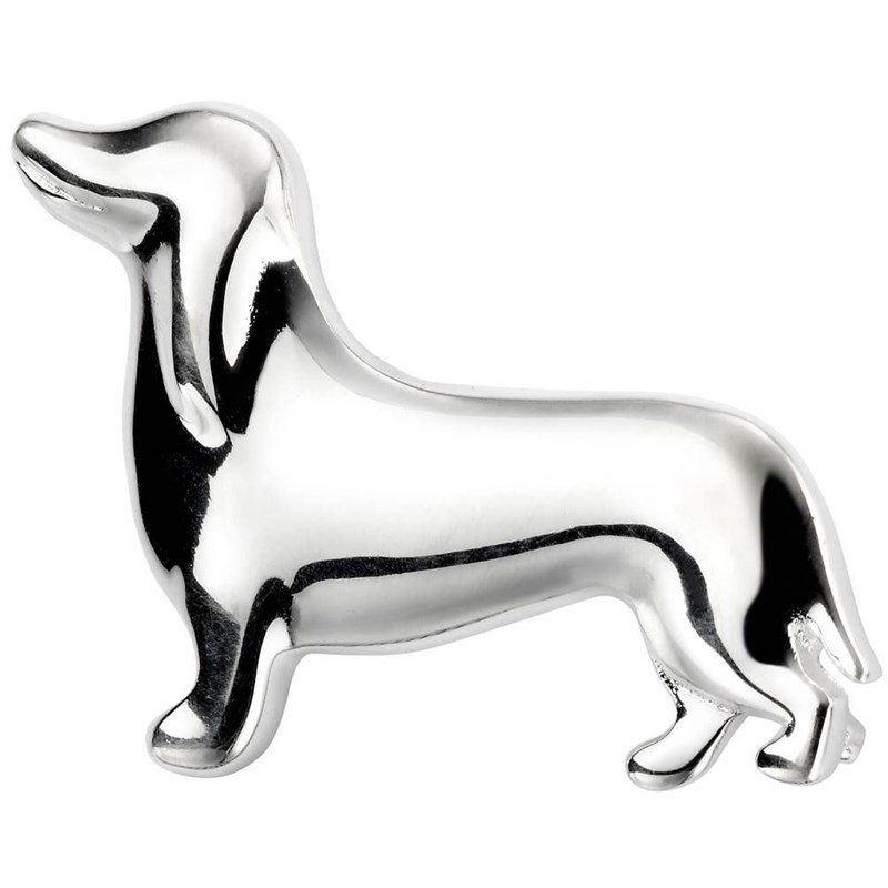 Broche petit chien en argent 925/1000