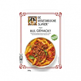 De Vegetarische Slager Vegan rul gehackt (voor uw eigen risico, geen restitutie mogelijk)