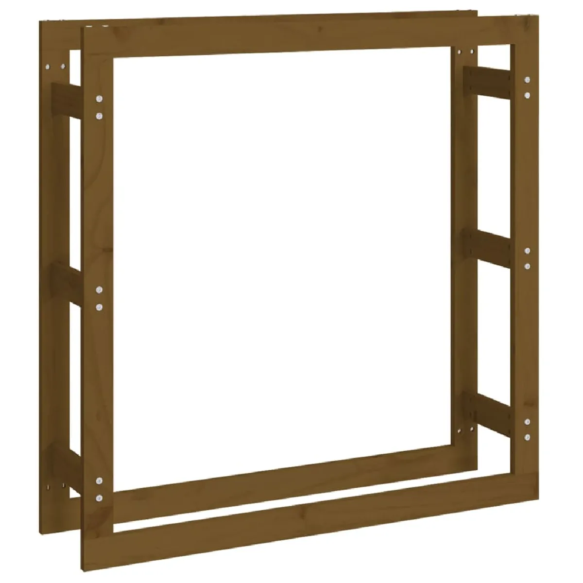 vidaXL Support bois de chauffage - Marron