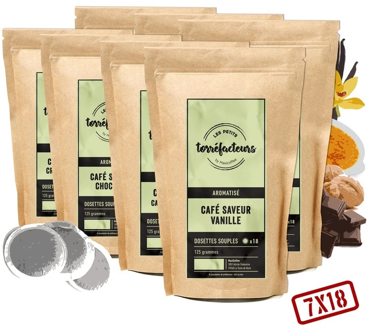 Pack Découverte Gourmand 126 dosettes souples - LES PETITS TORREFACTEURS