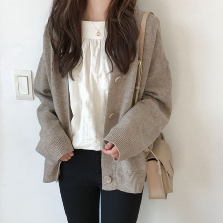 Angel Shine - Losvallend V-hals vest