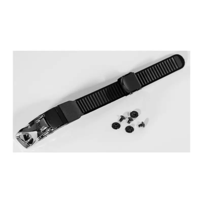 Boucle de serrage POWERSLIDE Prime Alu Buckle Set L / R Silver 18cm