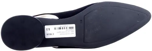 Hogl 1-100102-01000 maat 8.5 Slingback zwart Calandschoen