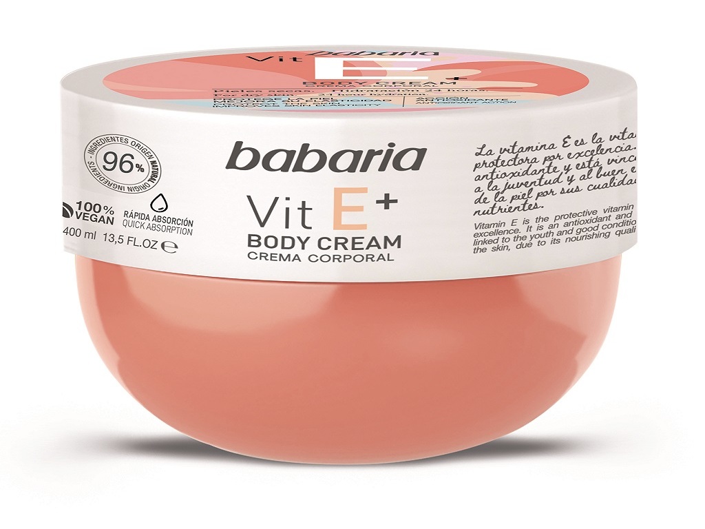 CREME CORPORAL VITAMINA E BABARIA 400 ML.