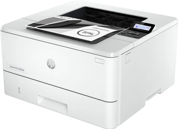 HP LaserJet Pro 4002dn - Printer - S/H - Duplex - laser - A4/Legal - 4800 x 600 dpi - op til 40 spm - kapacitet: 350 ark - USB 2.0, Gigabit LAN