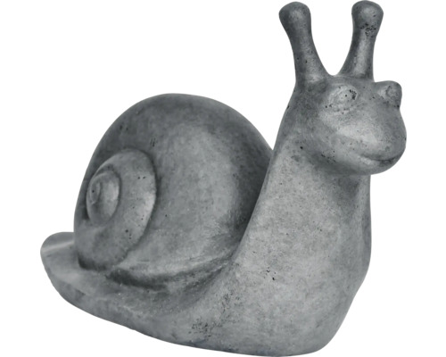 Tuinfiguur slak Lafiora 37 x 16 x 24,5 cm donkergrijs
