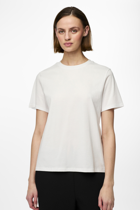 Pieces witte dames t-shirt