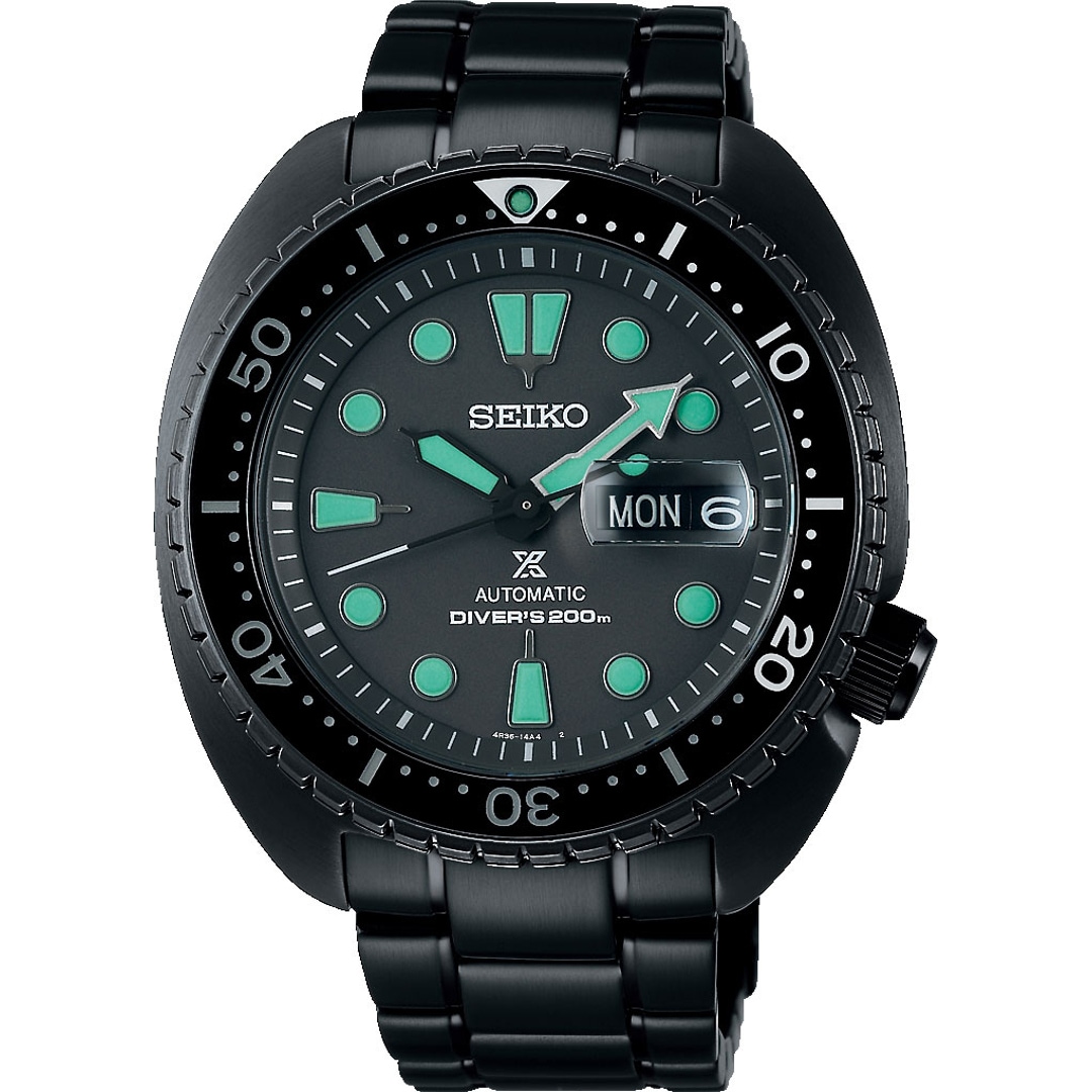 Seiko Prospex Black Series Night Vision Turtle Diver