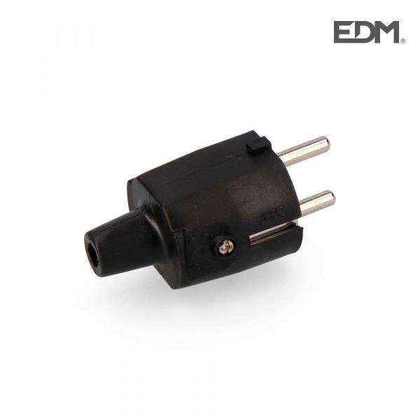 EDM Ficha Elétrica Macho de Borracha - R42003