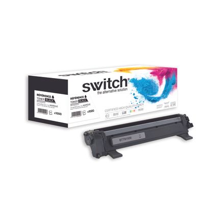 Cartouche laser compatible Brother TN1050 - noir - Switch