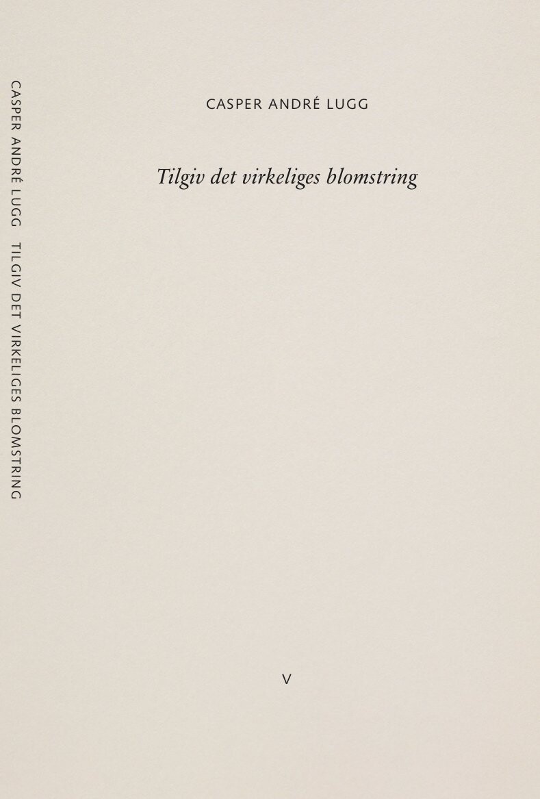 Tilgiv Det Virkeliges Blomstring - Casper André Lugg - Bog