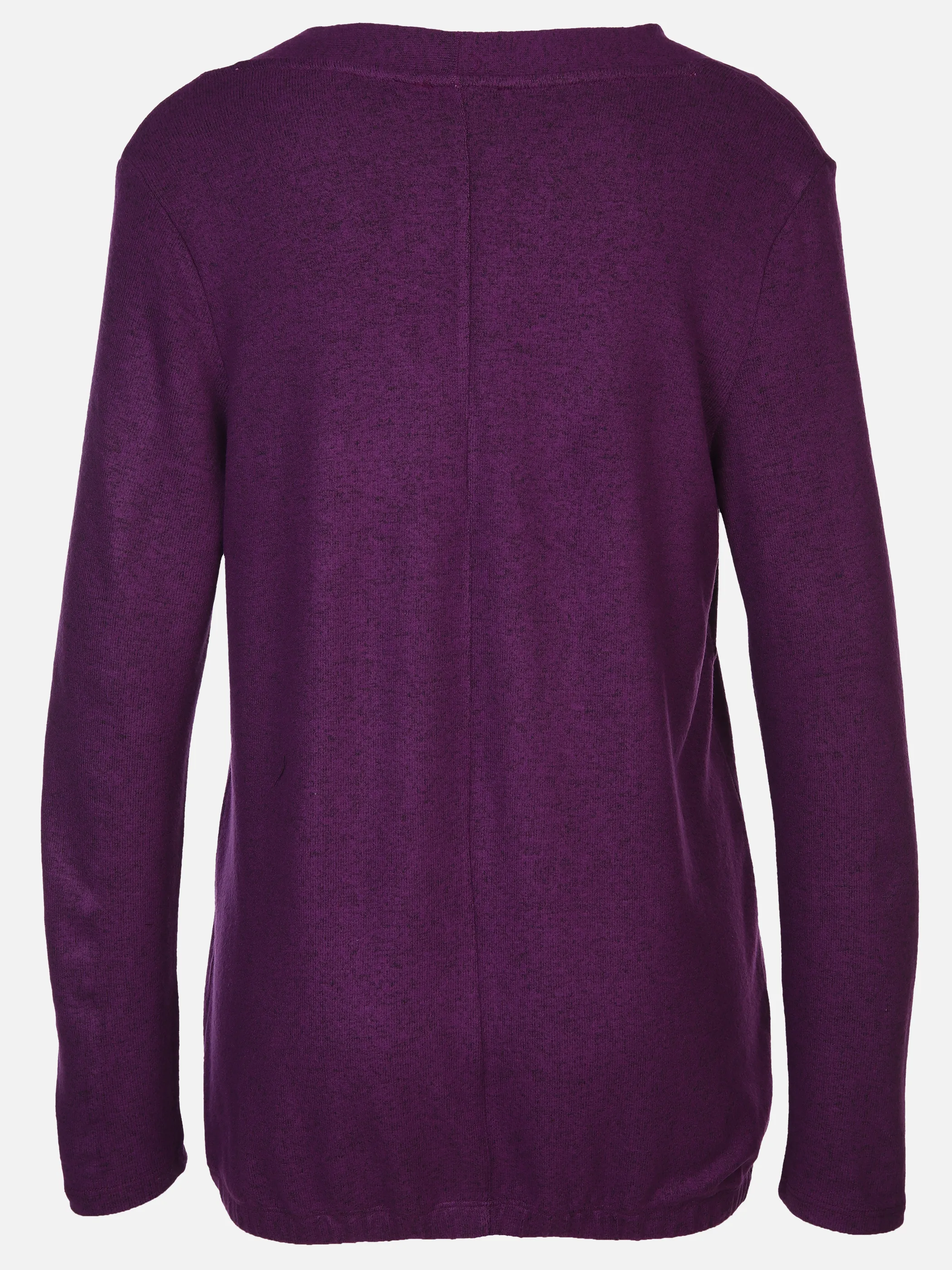 Damen Flauschshirt in melierter Optik