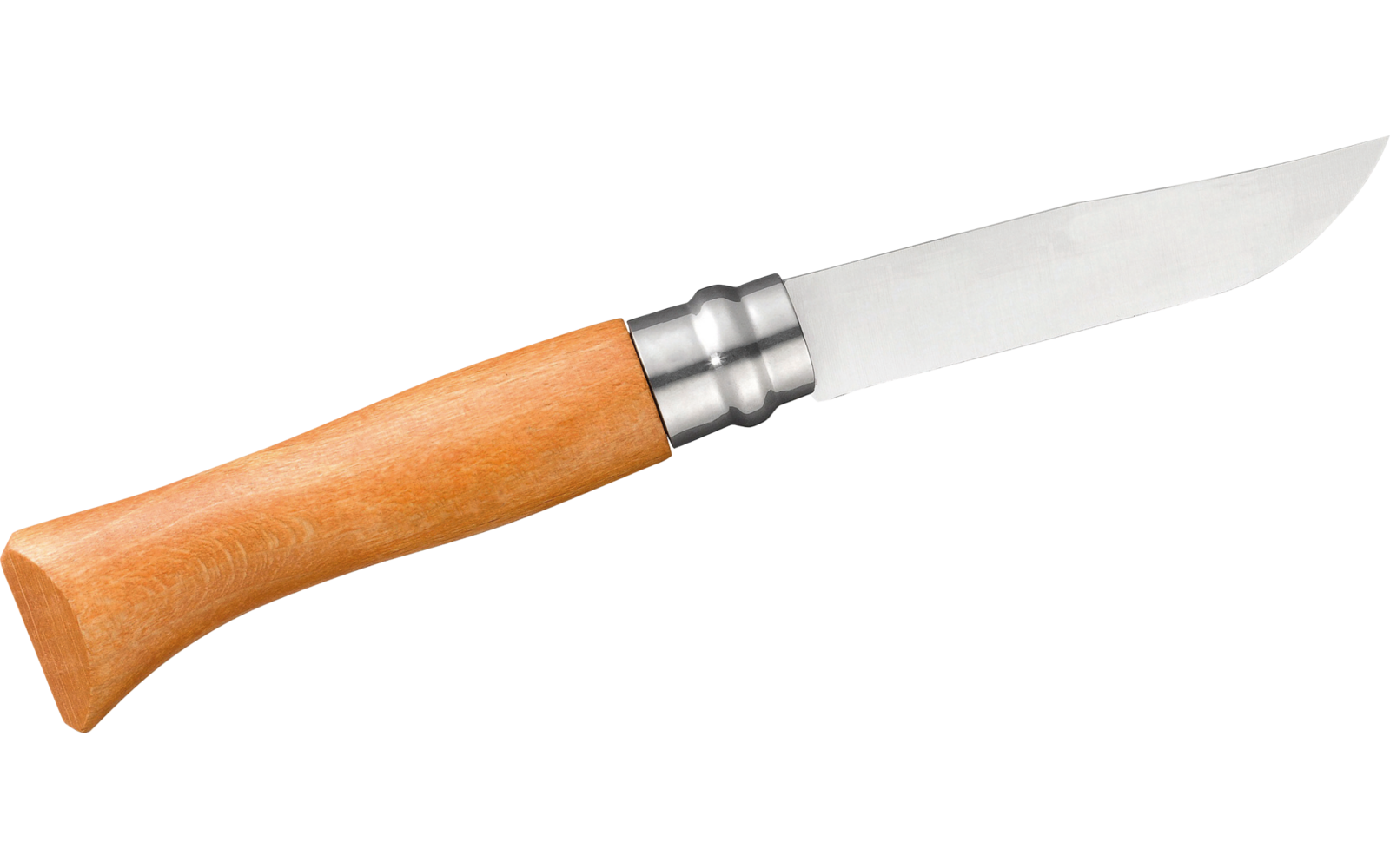 Opinel N°08 Taschenmesser Klingenlänge 8,5 cm Kohlenstoffstahl
