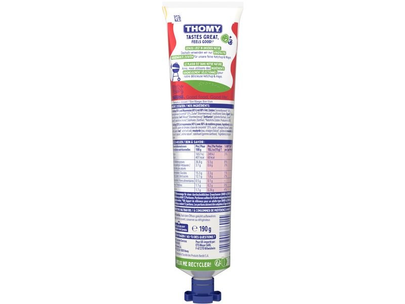 Thomy Ketchup & Mayonnaise 190 g Würzige Mischung aus Tomatenketchup und Mayo