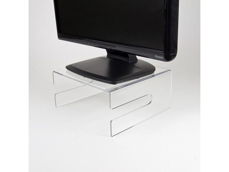 NEOMOUNTS Monitor Erhöhung NSMONITOR50 Transparent Monitor-/Laptop-Erhöhung
