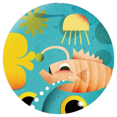 Djeco Puzz'art: Octopus, 350 Teile