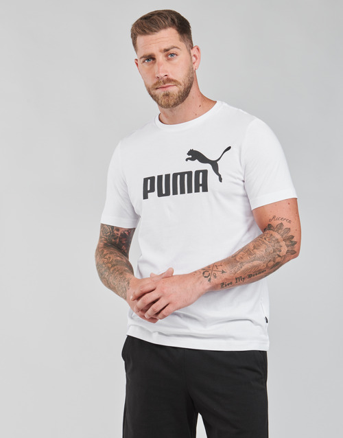 Puma - ESS LOGO TEE - Blanc