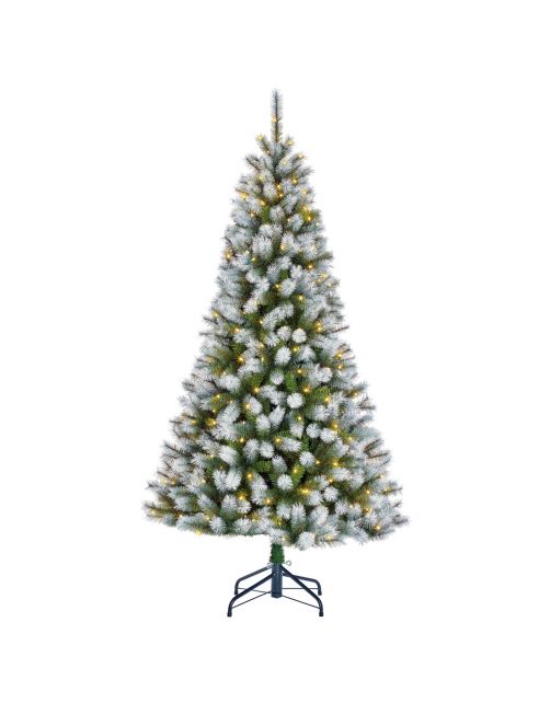 Black Box Trees Kingston Kerstboom Led Frosted Groen - Kunstgroen