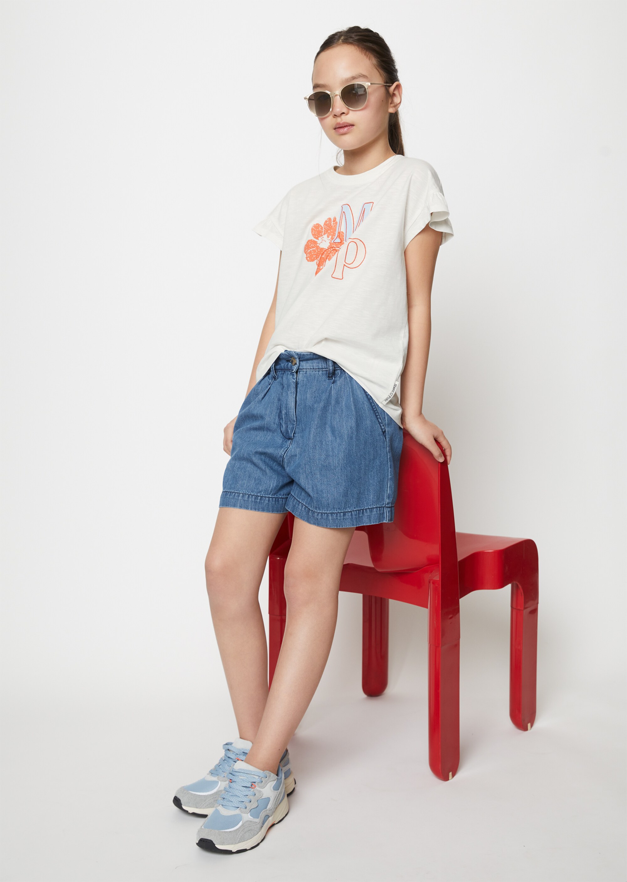 TEENS-GIRLS T-Shirt aus reiner Bio-Baumwolle