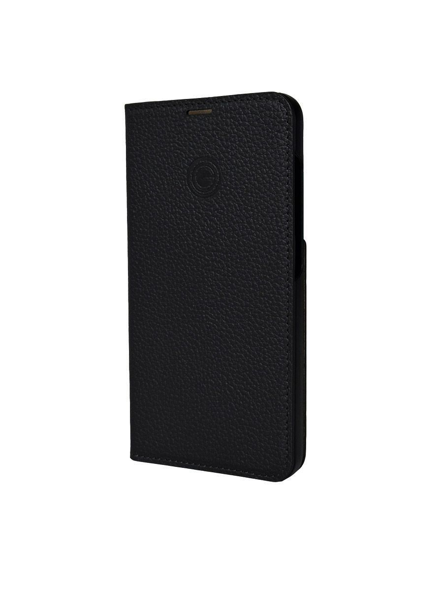 Samsung Galaxy S24 Echtleder Book Case Tasche Flip Cover Hand Made (MARCS24-M01) - Schwarz
