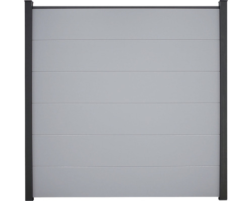 Hoofdelement GroJa BasicLine insteeksysteem zonder palen 180 x 180 cm zilvergrijs