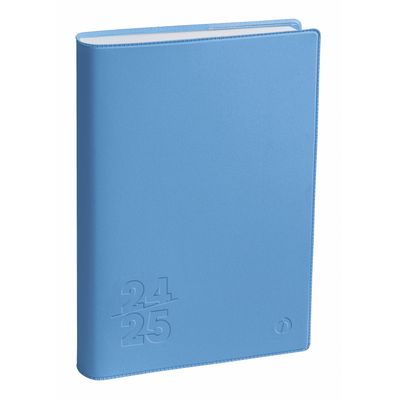 Agenda Touch - 1 jour par page - 12 x 17 cm - bleu clair - Quo Vadis