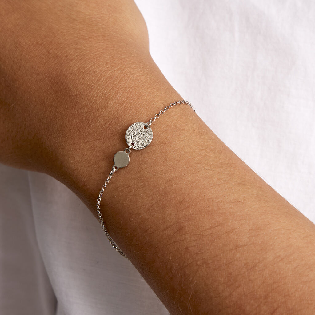 Bracelet Tatienne Argent Blanc