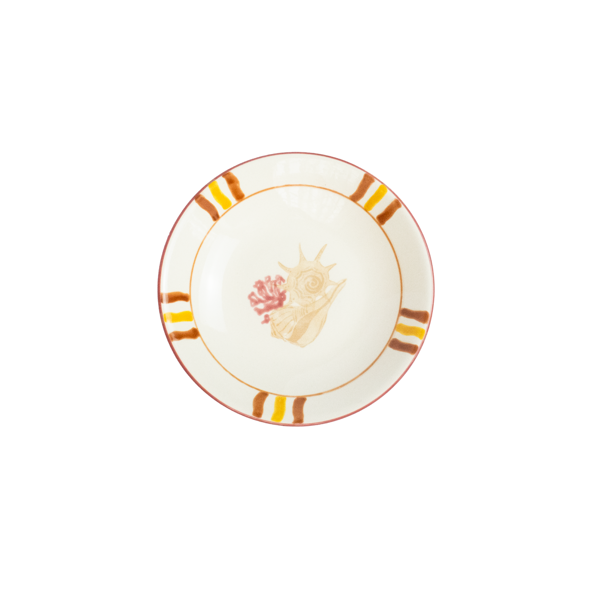 Plat profond en céramique « Caracoles Fresa Mt » (Lot de 4)