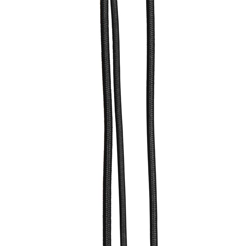 Moderne hanglamp zwart 80 cm 6-lichts - Sydney