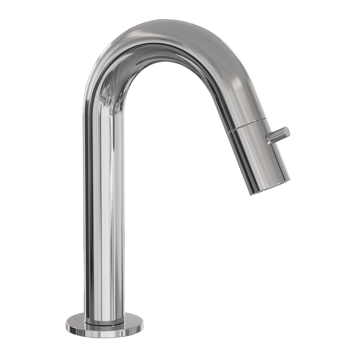 Brauer Chrome Edition opbouw fonteinkraan met gebogen uitloop chroom