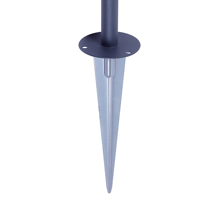 Spot à piquer Candiac LED intégrée 380lm IP44 GoodHome gris anthracite