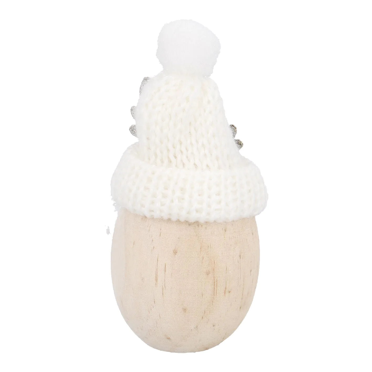 Wichtel Mütze/Geweih, creme, 9 cm
