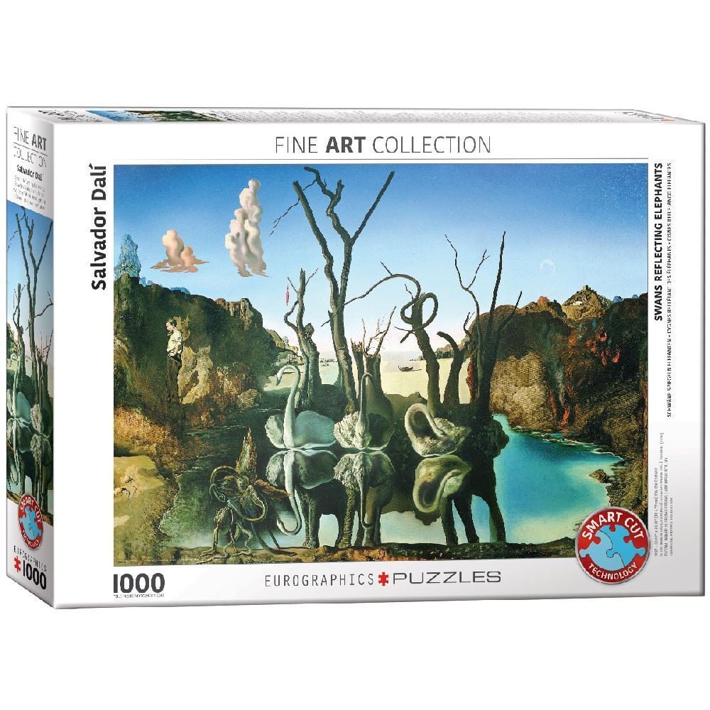 Schwäne spiegeln Elefanten von Salvador Dalí 1000 Teile