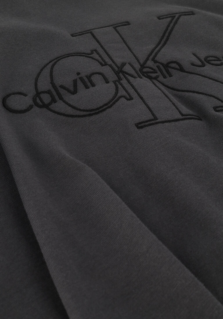 CALVIN KLEIN grijze calvin klein t-shirt monologo washed tee