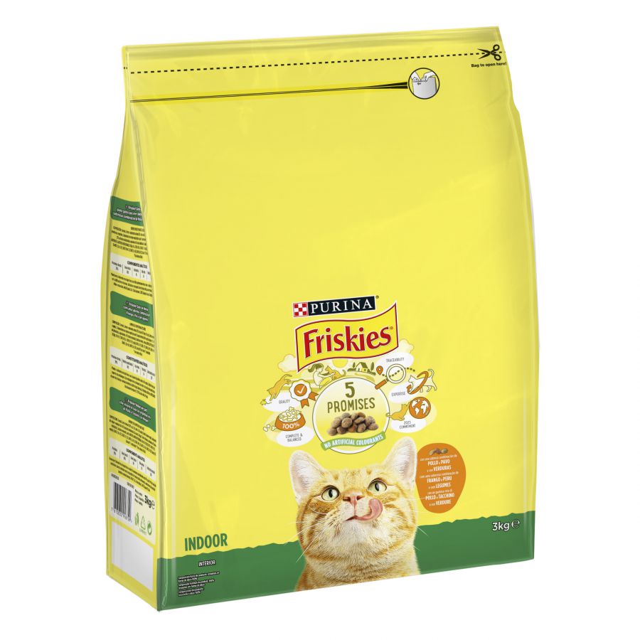 Ração Friskies para gatos de interior