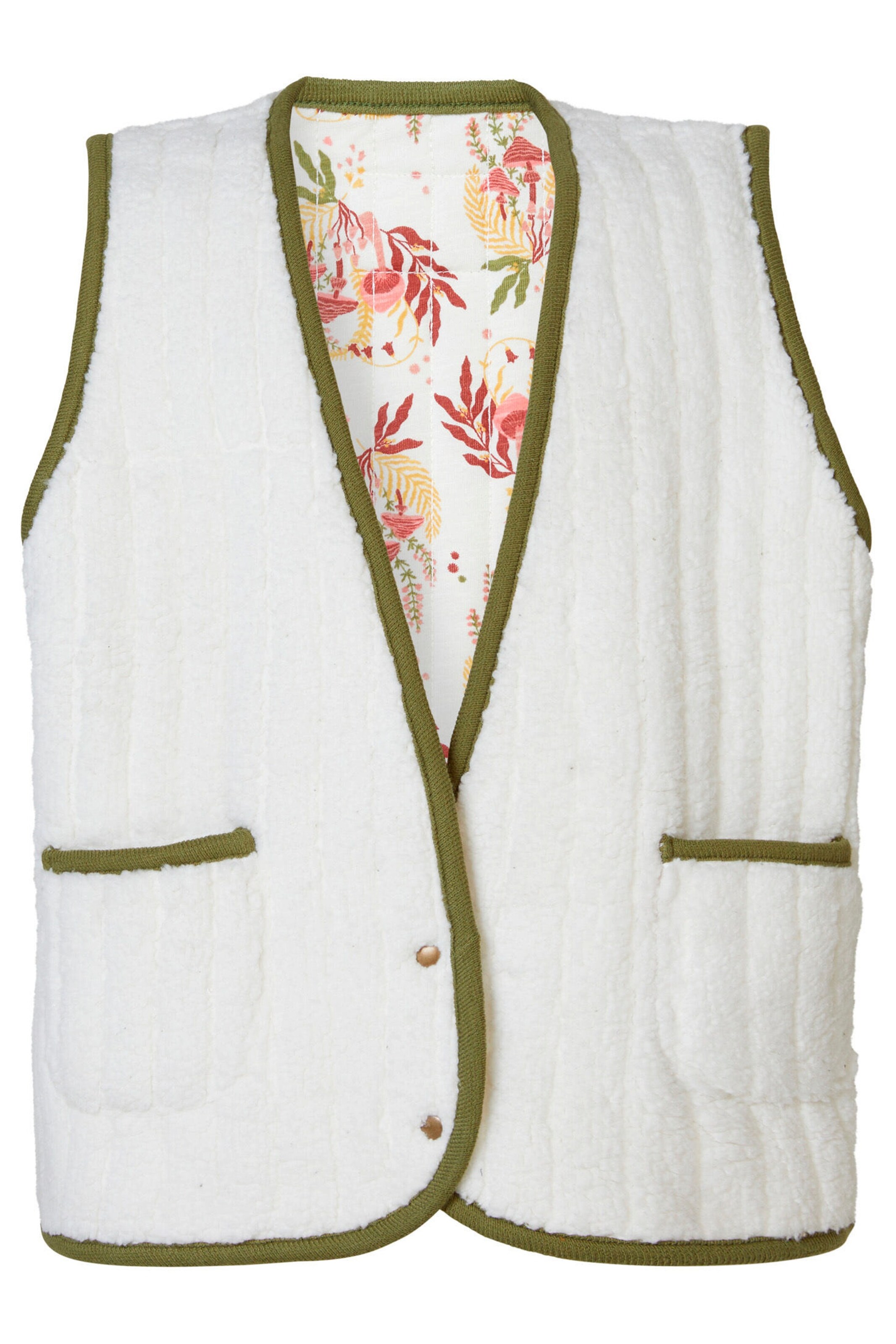 NOPPIES KIDS Weste Jonestown - Reversible Butter Cream
