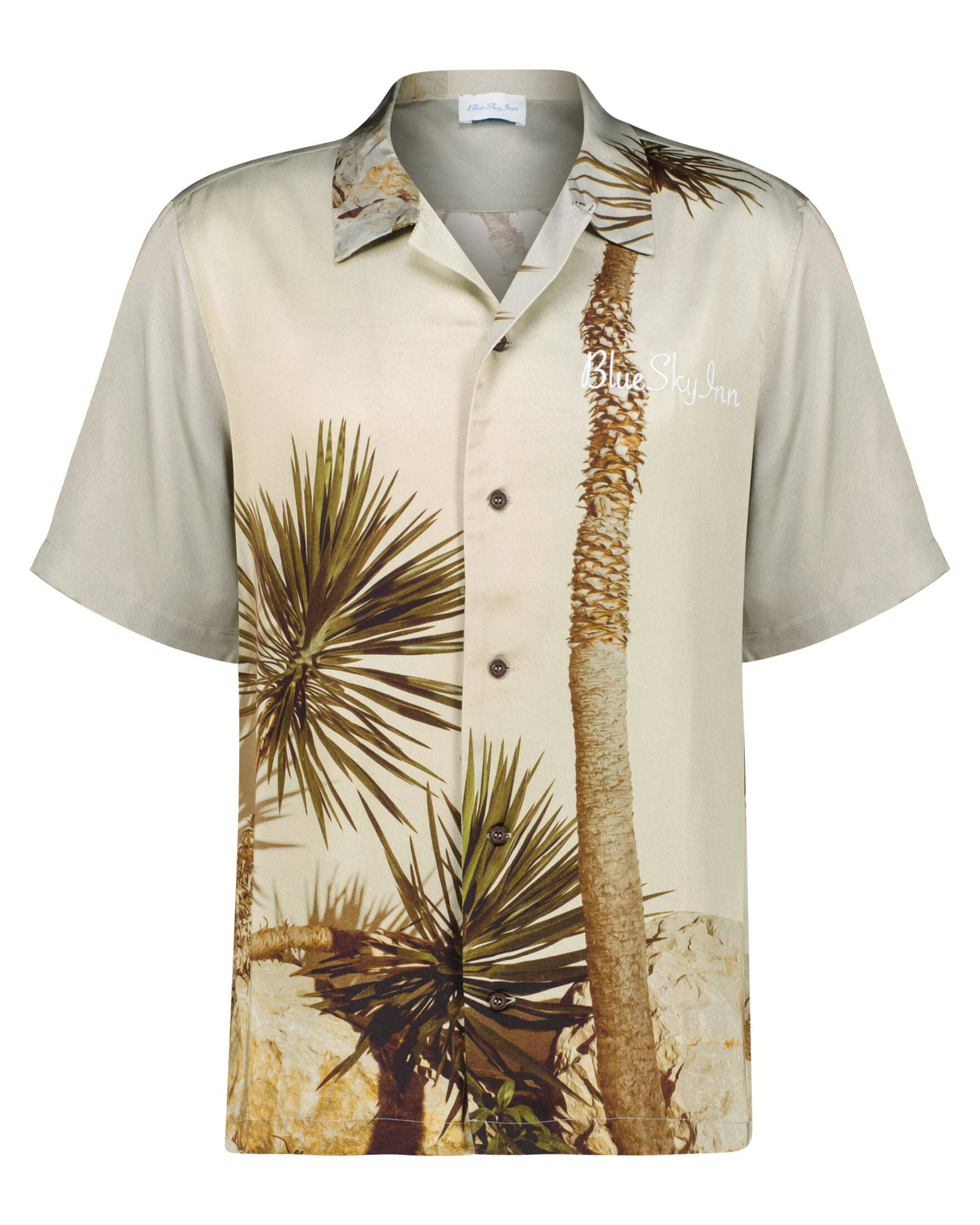 BLUE SKY INN| Herren Hemd DRAGON TREE SHIRT Comfort Fit Kurzarm