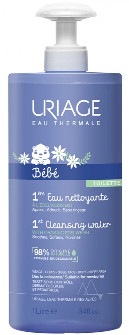 Uriage Baby 1e Cleansing Water 1L