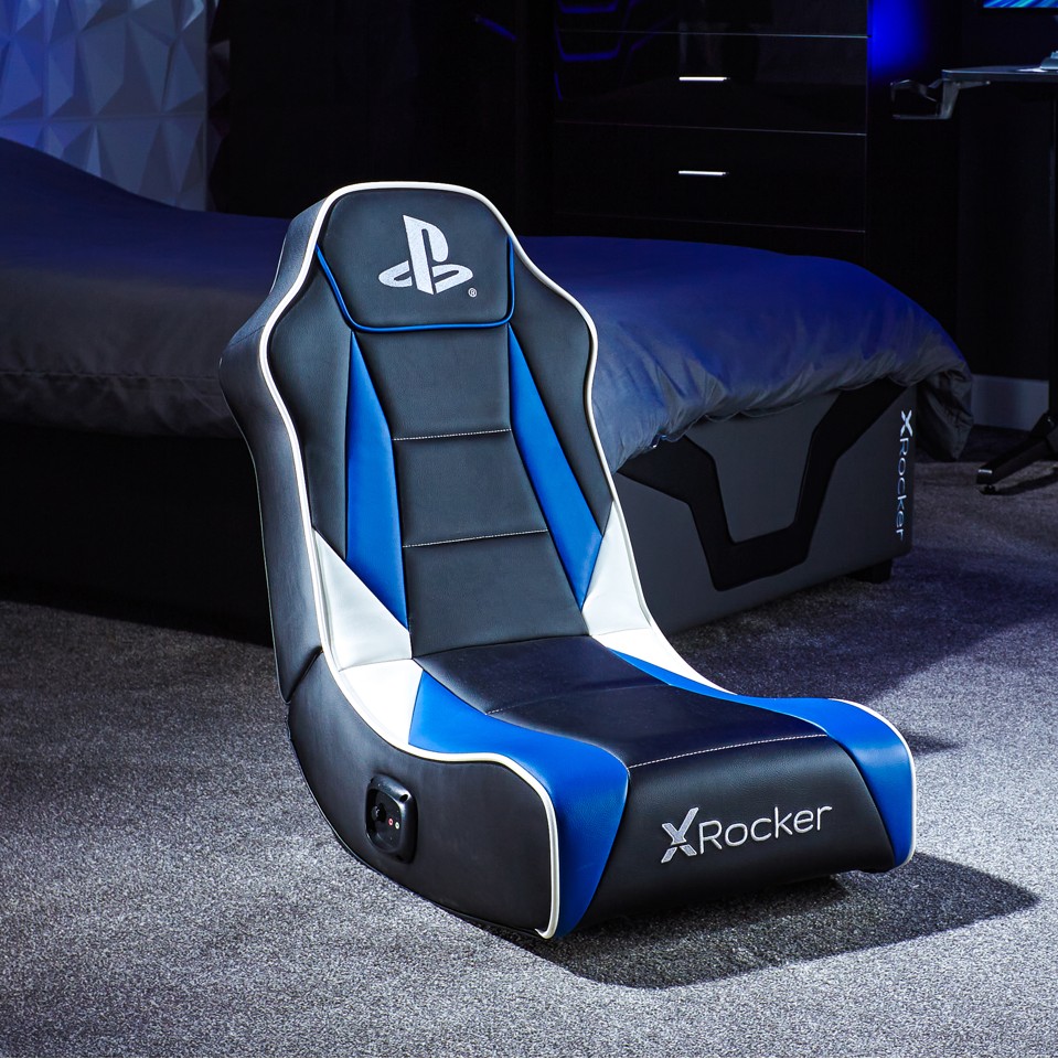 Xrocker Playstation Geist 2.0 Floor Rocker - Black And Bliue