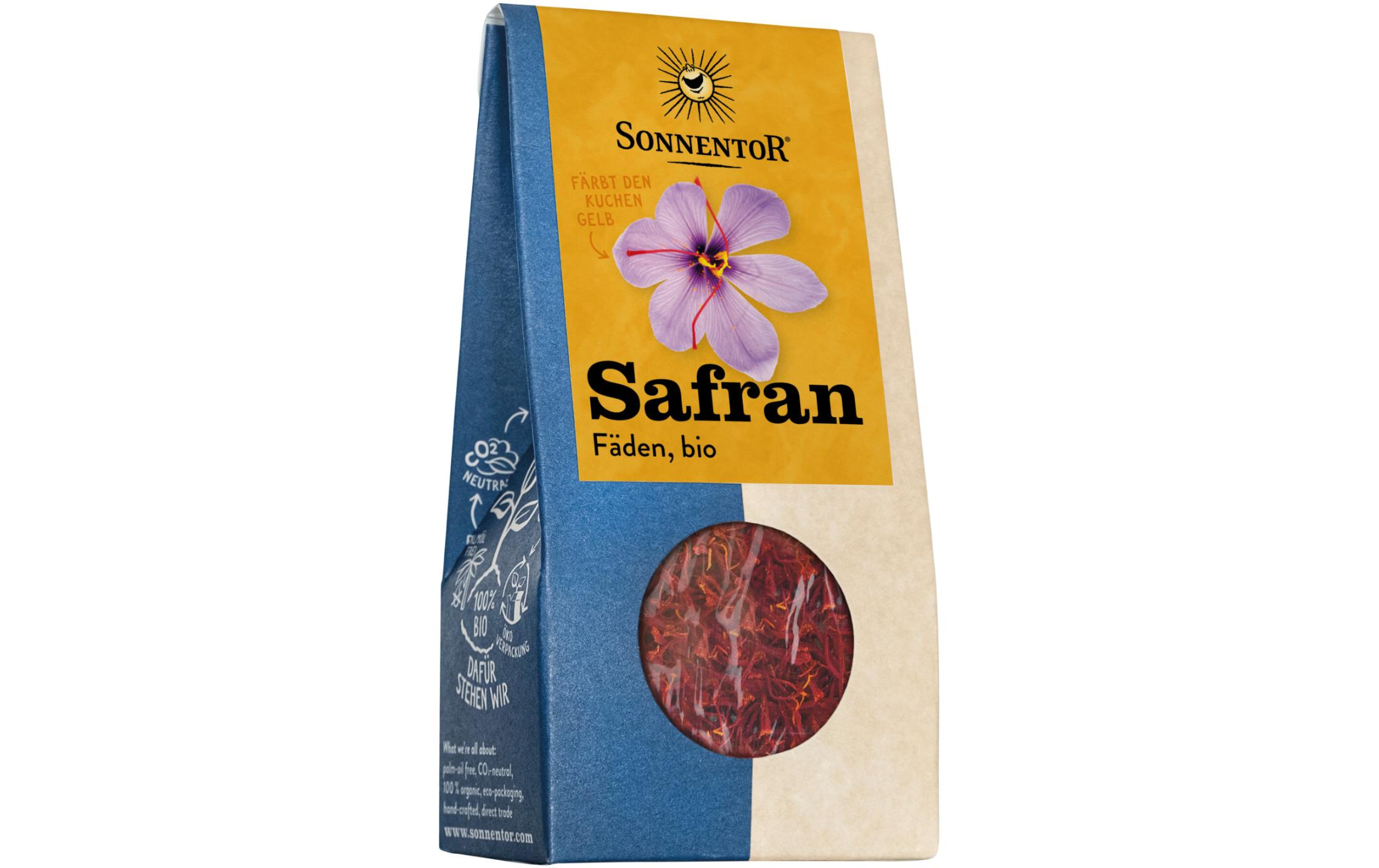 Gewürz Bio Safranfäden 0.5 gSafran in Bio-Qualität