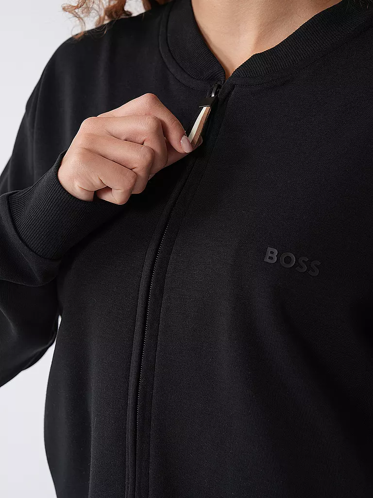 BOSS Sweatjacke CP STRIPE schwarz