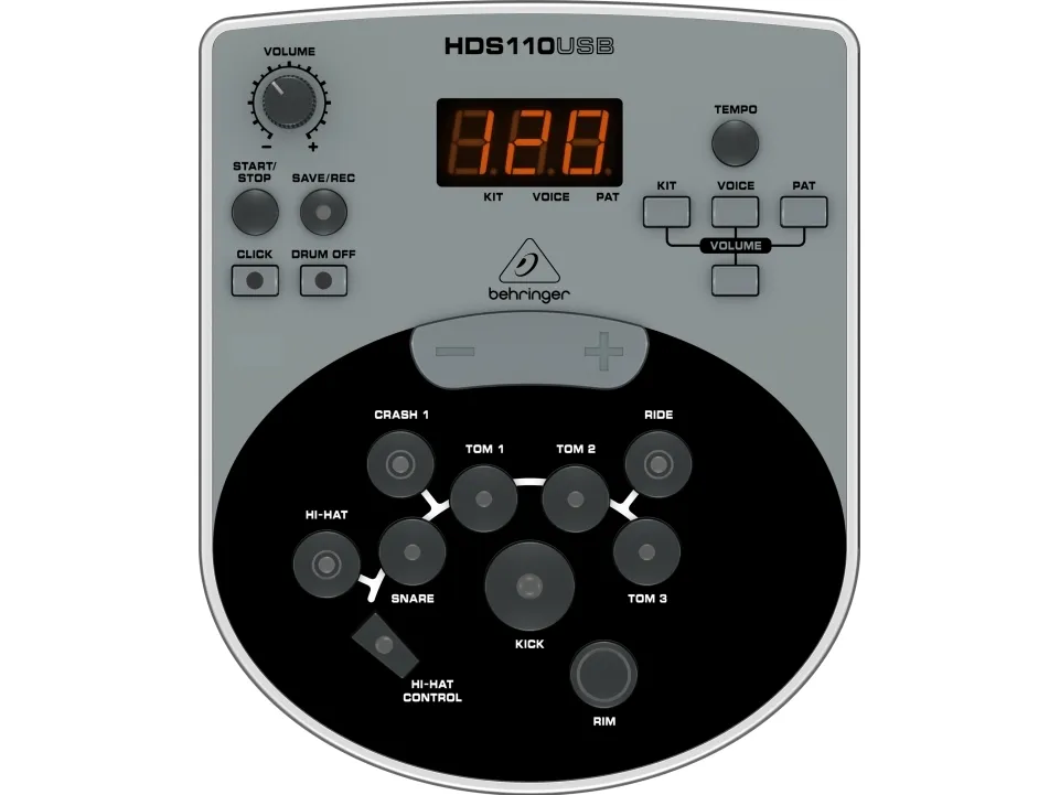 Behringer XD8USB, Sort, Elektronisk