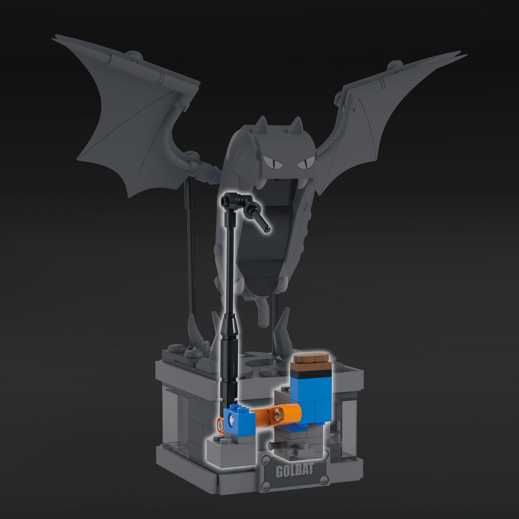 Mattel Konstruktionsspielzeug MEGA Pokémon Mini Motion Golbat