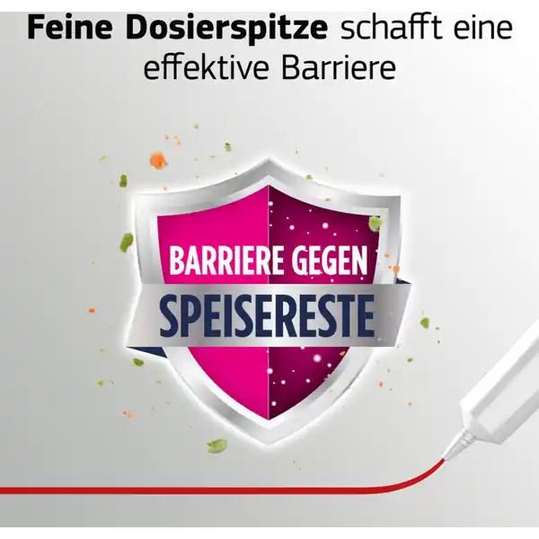Plus Premium Haftcreme Barriere gegen Speisereste