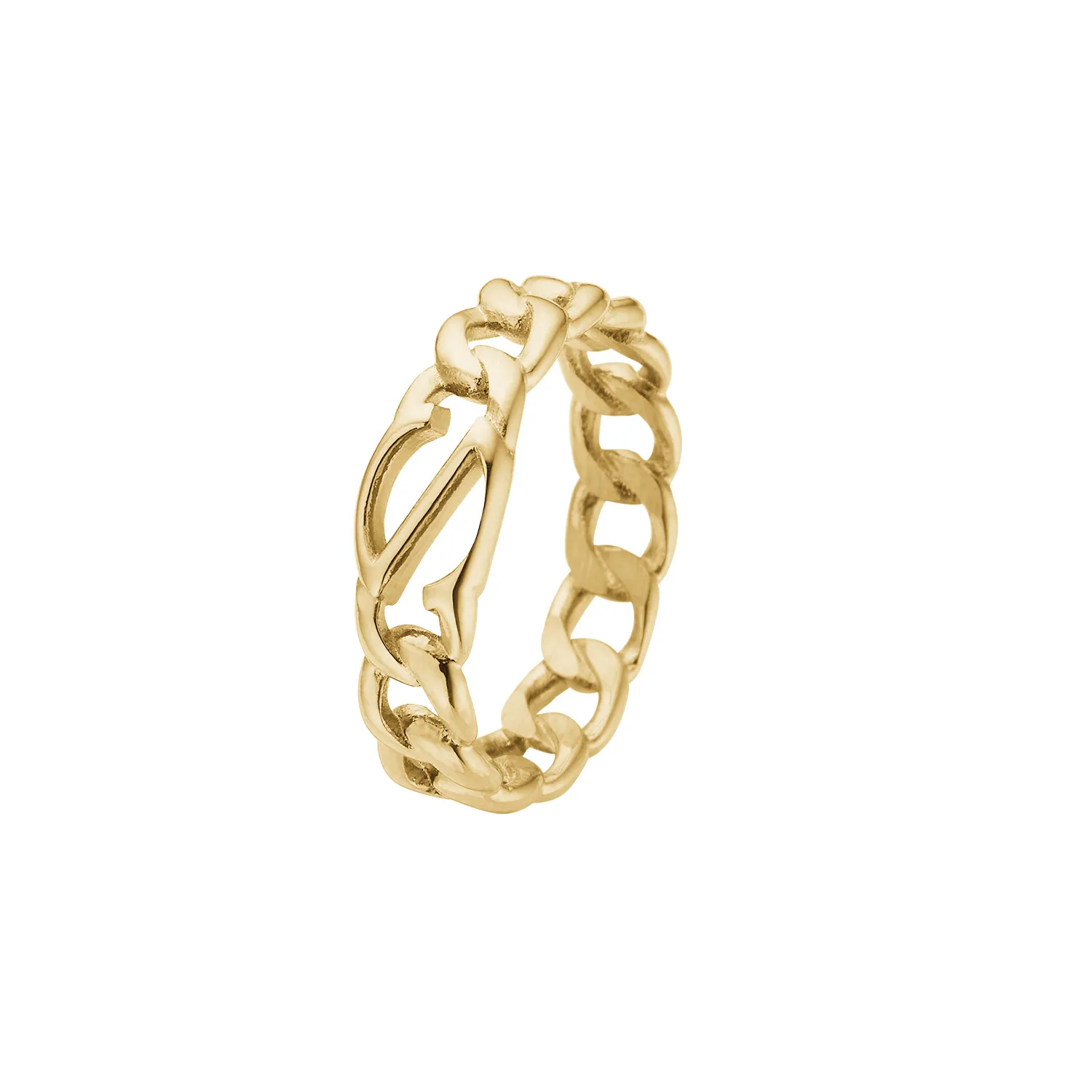 Schultz Jasmin Ring 18 kt. Forgyldt Rustfrit Stål DU30034