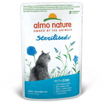 Almo Nature Nassfutter FC Sterilised Kabeljau 70g