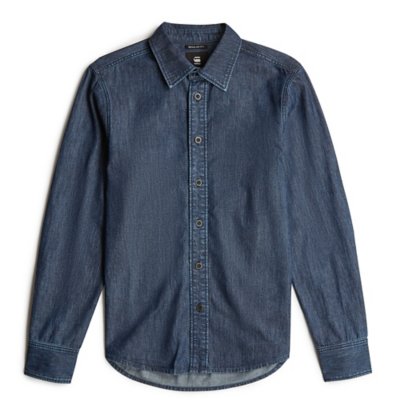 Chemise à manches longues homme Regular Denim BLEU G-STAR